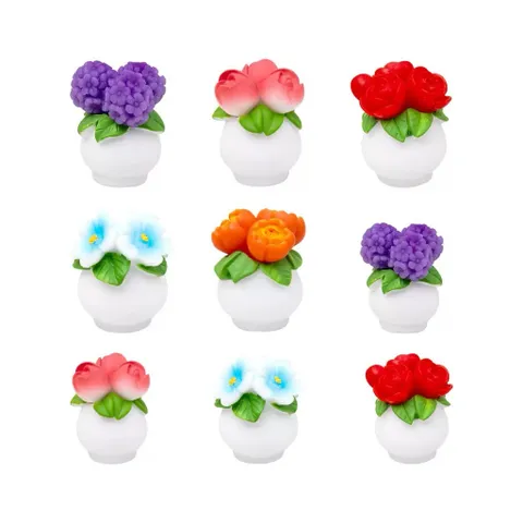 Mô Hình Chậu Hoa Mini Trang Trí Tiểu Cảnh – kích thước 3.2*2.6 cm