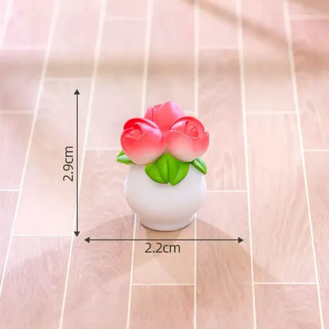 Mô Hình Chậu Hoa Mini Trang Trí Tiểu Cảnh – kích thước 3.2*2.6 cm