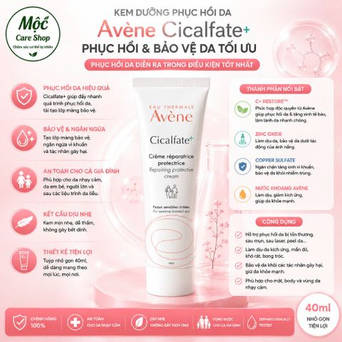 Kem dưỡng Avene Cicalfate+ Repairing Protective Cream 40ml