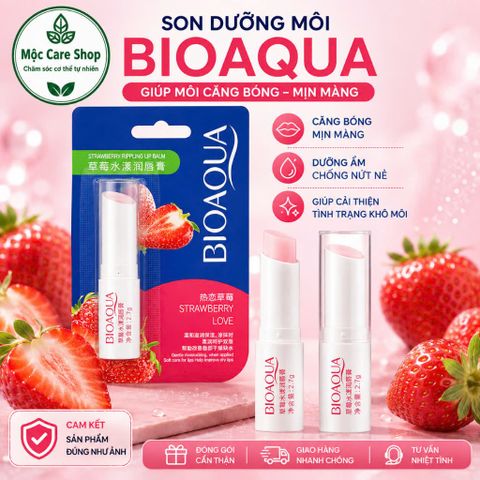 Son Dưỡng Môi Bioaqua Lip Balm Chăm Sóc Phục Hồi Môi, Dưỡng Ẩm Chống Nứt Nẻ Mô Hàng chauanr spai
