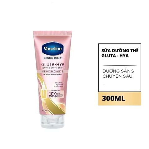 Serum Vaseline Gluta-Hya Dưỡng Da Sáng Mịn Sau 5 Ngày dung tích 330ML