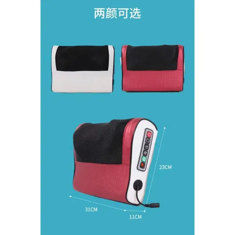 Gối massage cổ vai gáy 20 BI hồng ngoại hỗ trợ giảm đau cổ vai gáy lưng cột sống