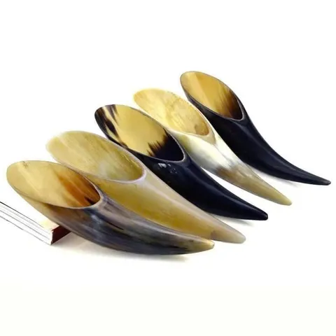 Dụng cụ day ấn huyệt sừng ống tròn massage cạo gió nguyên khối giúp giãn gân cốt toàn thân