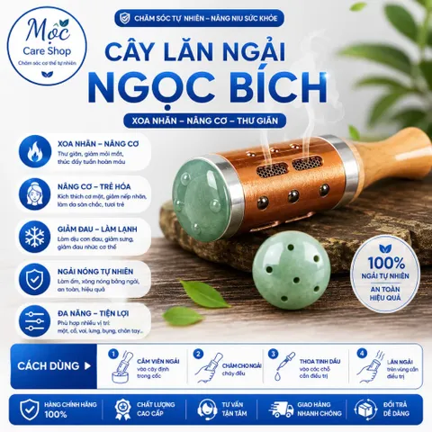 Thanh Lăn Ngải Cứu Ngọc Bích Đả Thông Kinh Lạc, Dụng Cụ Dưỡng Sinh Cá Nhân & Spa