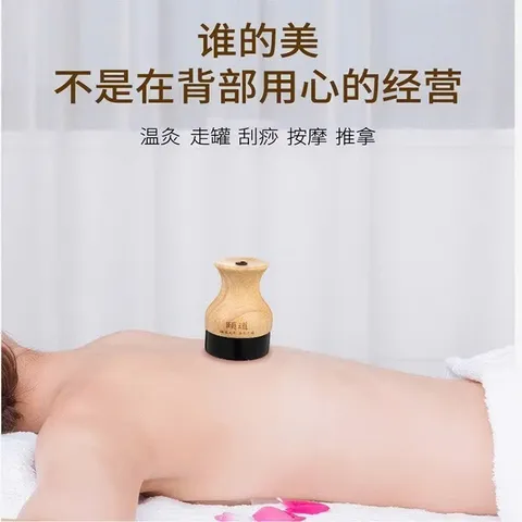 Cốc Hồng Quang Thần Cứu, Cốc ĐÁ ĐEN Massage Body Máy Đả Thông Kinh Lạc Có Đèn Hồng Ngoại