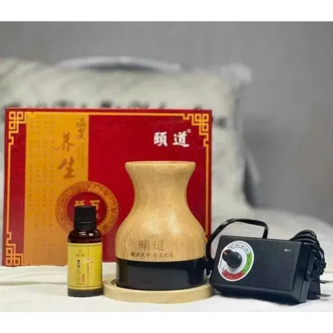 Cốc Hồng Quang Thần Cứu, Cốc ĐÁ ĐEN Massage Body Máy Đả Thông Kinh Lạc Có Đèn Hồng Ngoại