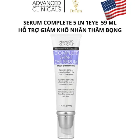 [MỸ] Tinh chất dưỡng mắt 5-in-1 Multi-Correcting Eye Advanced Clinicals 59ml giúp giảm nếp nhăn, quầng thâm và bọng mắt