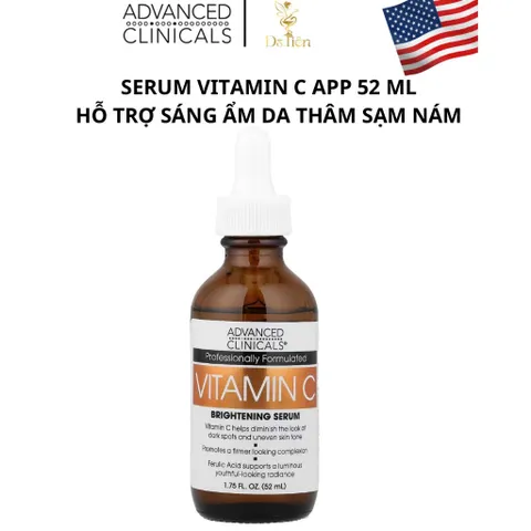 [MỸ] Serum Vitamin C Advanced Clinicals 52ml giúp làm sáng và cải thiện tình trạng da không đều màu.