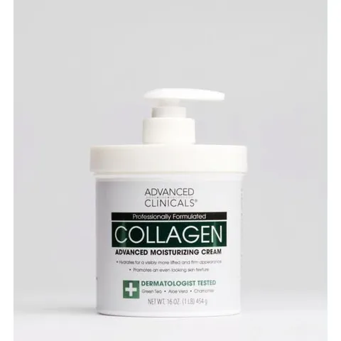 [MỸ] Kem Dưỡng Thể Collagen  Advanced Clinicals 454g giúp da săn chắc mịn màng và đều màuàu.