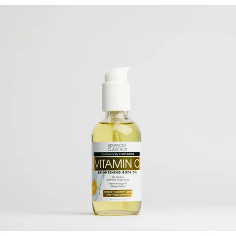 [MỸ] Dầu dưỡng thể Vitamin C Body Oil Advanced Clinicals ml làm sáng bóng da và phục hồi vẻ rạng rỡ cho làn da xỉn màu.