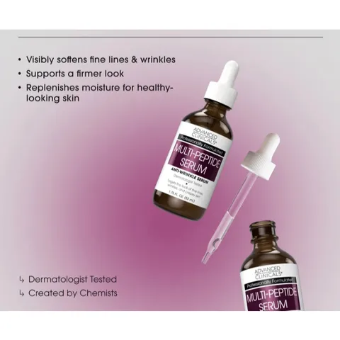 [MỸ] Serum Multi-Peptide Advanced Clinicals 52ml Giúp nâng cơ và làm mịn da rõ rệt, mang lại vẻ ngoài săn chắc hơn.