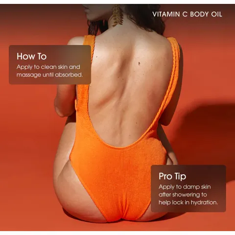 [MỸ] Dầu dưỡng thể Vitamin C Body Oil Advanced Clinicals ml làm sáng bóng da và phục hồi vẻ rạng rỡ cho làn da xỉn màu.