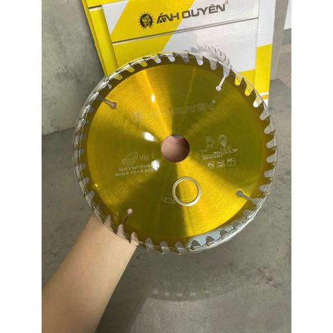 Lưỡi Cưa Gỗ Hợp Kim ÁNH QUYÊN 40 Răng size từ 180/230/250/300/350mm Kèm Vòng Chuyển - Cắt Gỗ Mịn, Sắc Bén, Chuyên Nghiệp