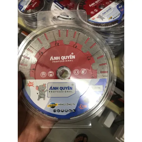 Lưỡi Cắt Kim Cương Ánh Quyền Professional có size : 133mm&156x22.2mm - Cắt Gạch, Đá, Bê Tông - Sắc Bền, Ít Mẻ