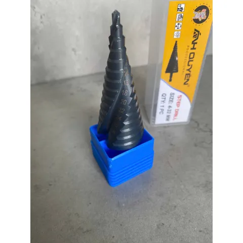 Mũi khoan tháp chân Lục giác phủ titan chuôi xoắn ốc size 4-32 Hàng chính hãng nhà Ánh Quyền