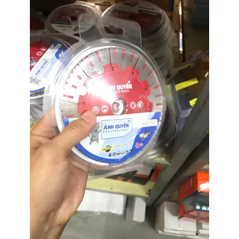 Lưỡi Cắt Kim Cương Ánh Quyền Professional có size : 133mm&156x22.2mm - Cắt Gạch, Đá, Bê Tông - Sắc Bền, Ít Mẻ