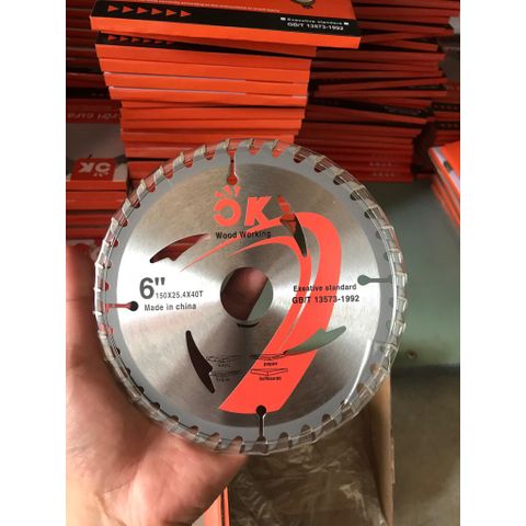 Lưỡi Cưa Gỗ Hợp Kim nhà OK chang có size 150/180/230/250/300/350 - Lưỡi Cắt Gỗ, Ván Ép, MDF Sắc Bén, Bền Đẹp