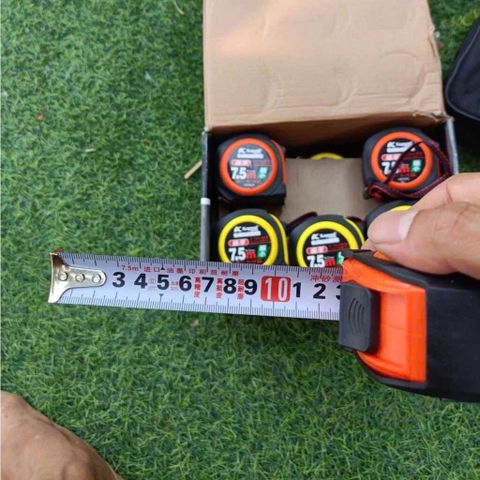 Thước quận đỏ kapusi cao cấp ( 1 mặt - 2 mặt )(5m-7,5m-10m)