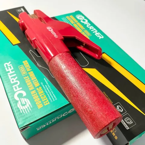 Kìm Hàn Điện Cán Gỗ 800A GOFURTHER GF-351800 Kẹp Que Hàn Chống Nóng Cao Cấp