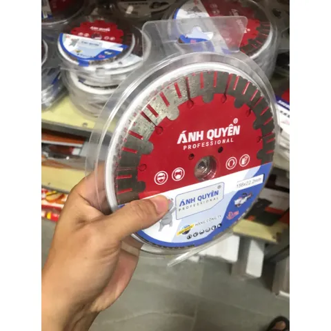 Lưỡi Cắt Kim Cương Ánh Quyền Professional có size : 133mm&156x22.2mm - Cắt Gạch, Đá, Bê Tông - Sắc Bền, Ít Mẻ