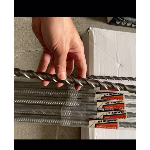 Mũi khoan xuyên tường 4 cạnh. 4 chấu thương hiệu ánh quyền cao cấp 10-25 dài 350mm