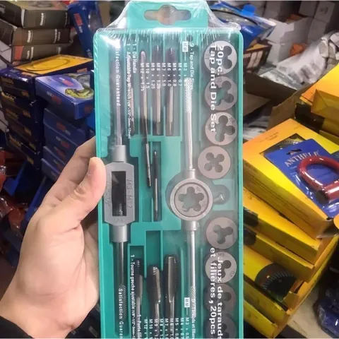 Bộ tạo ren 12 chi tiết /20 chi tiết/40 chi tiết hợp kim siêu cứng(đủ ren trong ren ngoài)