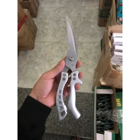 Kéo Cắt Gà Cắt vịt Không Gỉ, Kéo Thép Không Gỉ Cắt Xương, Kẹp Càng Cua, Cao Cấp Siêu Bền