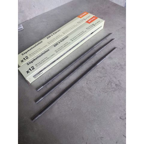 dũa cưa xích hàng loại 1. đủ cỡ 4.0mm/4.8mm/5.5mm
