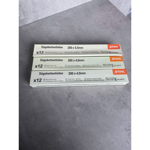 dũa cưa xích hàng loại 1. đủ cỡ 4.0mm/4.8mm/5.5mm
