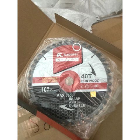 Lưỡi Cưa Gỗ Hợp Kim 40 Răng Kapussi có size 180/230/250/300/350 - Lưỡi Cắt Gỗ Sắc Bén, Bền Bỉ, Tốc Độ
