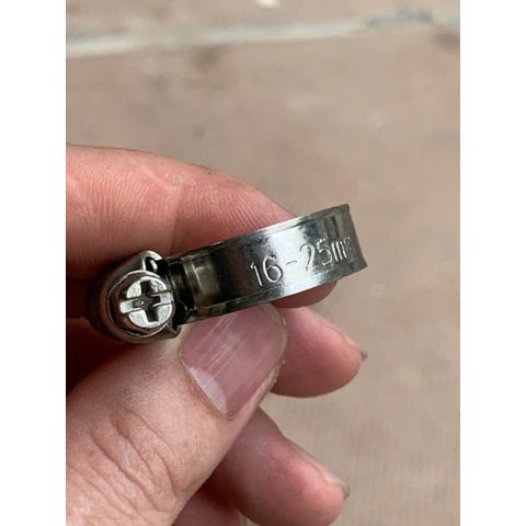 bô 50 Đai siết inox, Cổ dê inox, Quai nhê xiết ống inox 304 size D8-D76