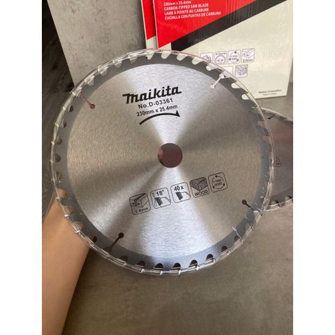 Lưỡi cưa gỗ nhà Makita có size từ 180/230/250/300/350mm lưỡi  cưa làm từ hợp kim cắt sắc ngọt và bền xuất sứ nhật bản
