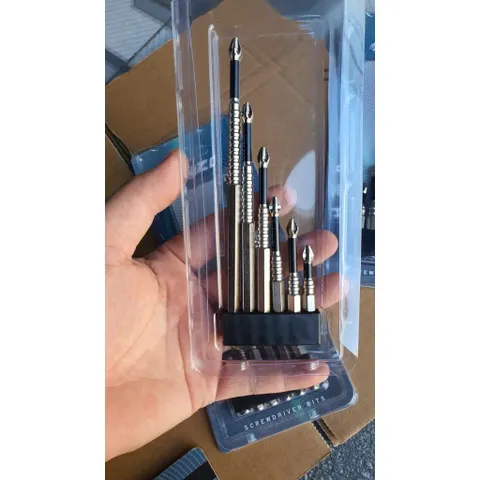 Bộ 6 Đầu Vít K5 Chống Trượt Từ Tính Siêu Bền, Đủ Kích Thước Từ 2.5-15cm,/ bộ 7 mũi vít từ tính cao chống trượt 25mm-150m