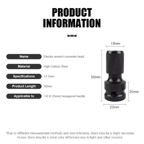 Đầu chuyển bu lông 1/2 sang bắt vít chuôi lục giác