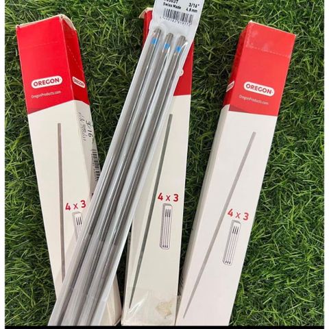 dũa OREGON dũa cưa xích hàng loại 1. đủ cỡ 4mm/4.8mm/5.5mm