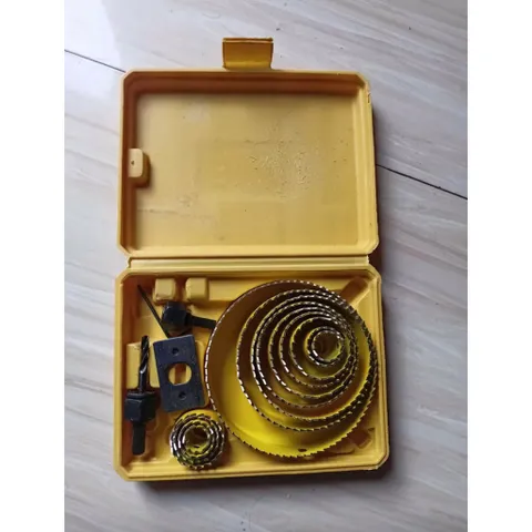 Mũi khoét lỗ tròn gỗ thạch cao khoan khoét trần cao cấp 16 chi tiết