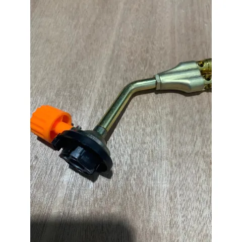 Khò Gas mini 2 đầu, Khò ga 2 nòng bằng thép không rỉ mạ đồng .