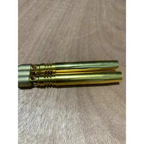 Khò Gas mini 2 đầu, Khò ga 2 nòng bằng thép không rỉ mạ đồng .