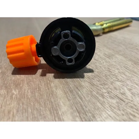 Khò Gas mini 2 đầu, Khò ga 2 nòng bằng thép không rỉ mạ đồng .