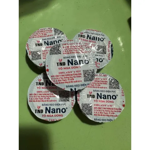 Băng dính điện Nano Tô nga dũng 10Y 20Y Hàng đẹp