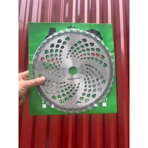 Lưỡi máy phát cỏ 255mm 40T lưỡi cắt cỏ tròn hợp kim cao cấp chất liệu bền vững