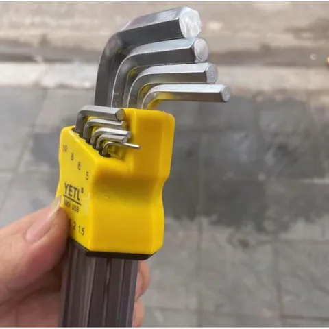 Bộ 9 Lục Giác Yeti Đầu Bi & HOA THỊ  Vanadium Chịu Lực Tốt