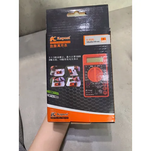 Đồng hồ đo điện vạn năng cho thợ sửa chữa điện tử Kapusi K-9181 dùng đo điện AC, DC
