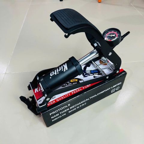 BƠM CHÂN 1&2 ỐNG KIRITO K4513C – KHUNG NHỎ GỌN, BƠM NHANH MẠNH