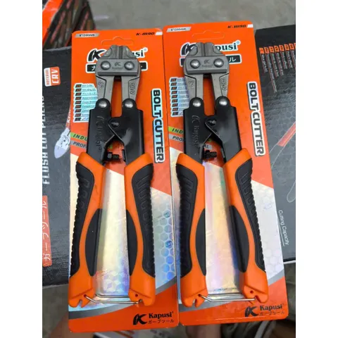Kìm Cộng Lực Cắt Bu lông Kapusi 8 Inch 200mm CR-V Cắt Sắt Thép Cứng Siêu Bền