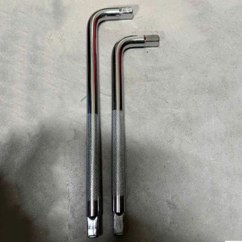 Tay vặn khẩu L và tay nối khẩu 1/2 inch thép CRV bền chắc