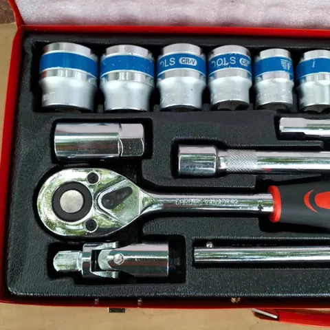 Bộ Tuýp Khẩu 24 Chi Tiết Hệ 1/2 Inch - Chất Liệu Thép CRV - Bộ Dụng Cụ Sửa Chữa Ô Tô, Xe Máy