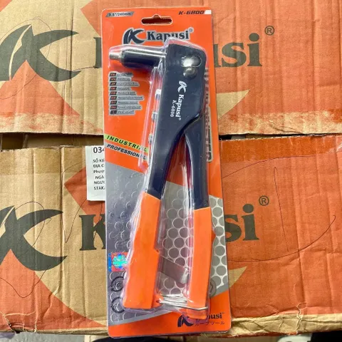 Kìm Rút Đinh Tán Kapusi K-6800 9 Inch – Dùng Đinh Rive 2.4/3.2/4.0/4.8mm Chính Hãng
