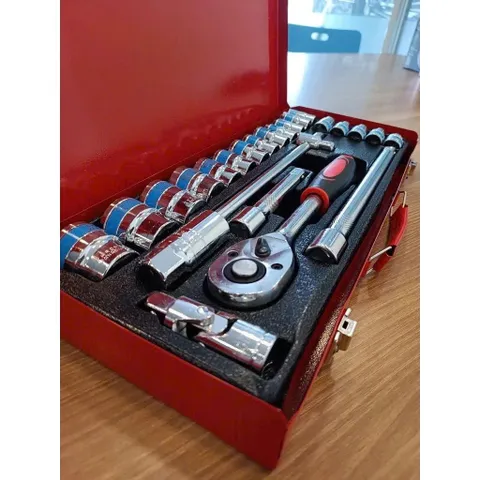 Bộ Tuýp Khẩu 24 Chi Tiết Hệ 1/2 Inch - Chất Liệu Thép CRV - Bộ Dụng Cụ Sửa Chữa Ô Tô, Xe Máy