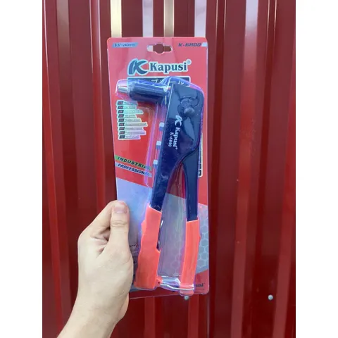 Kìm Rút Đinh Tán Kapusi K-6800 9 Inch – Dùng Đinh Rive 2.4/3.2/4.0/4.8mm Chính Hãng